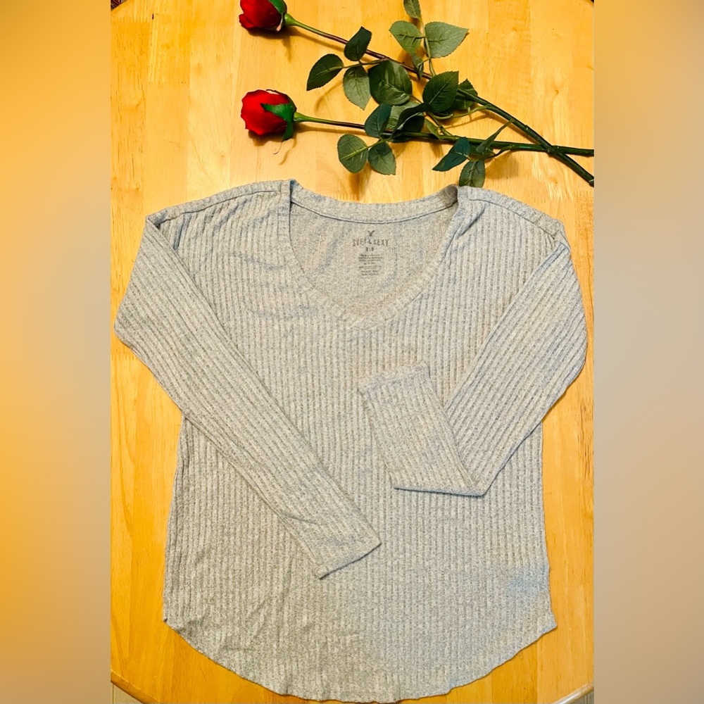 AE soft rib sweater